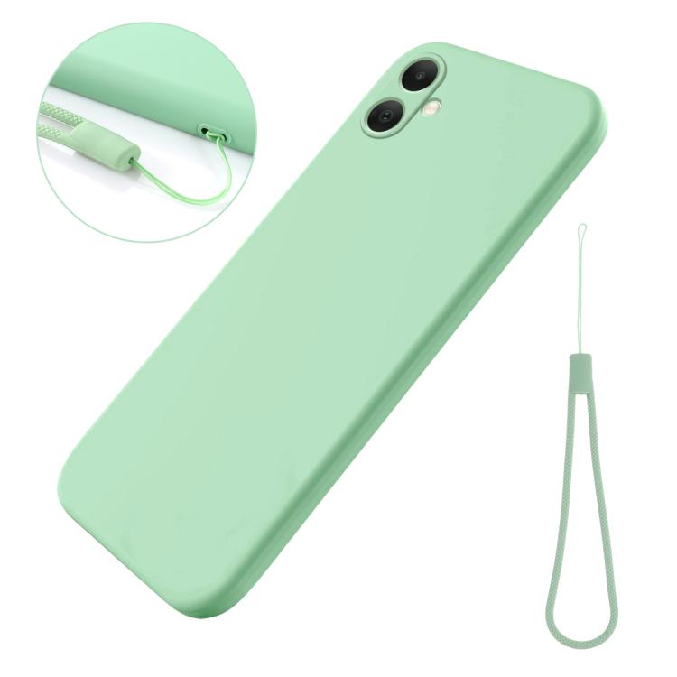 For Samsung Galaxy M05 / F05 Solid Color Liquid Silicone Dropproof Full Coverage Phone Case