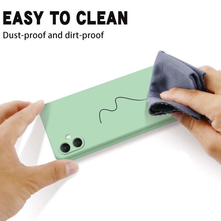 For Samsung Galaxy M05 / F05 Solid Color Liquid Silicone Dropproof Full Coverage Phone Case