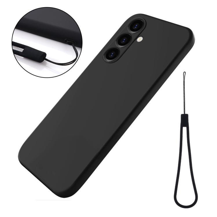 For Samsung Galaxy M14 4G Solid Color Liquid Silicone Dropproof Full Coverage Phone Case