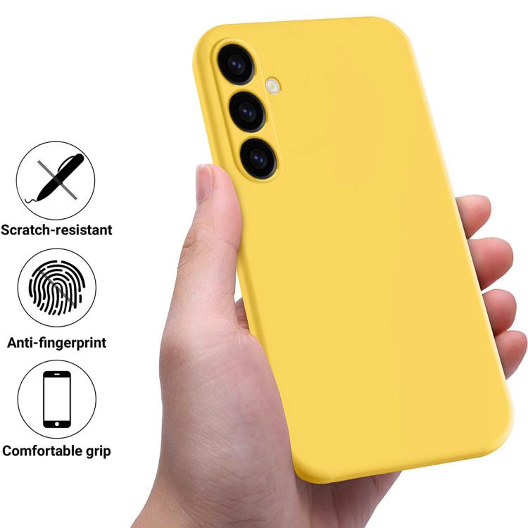 For Samsung Galaxy M14 4G Solid Color Liquid Silicone Dropproof Full Coverage Phone Case