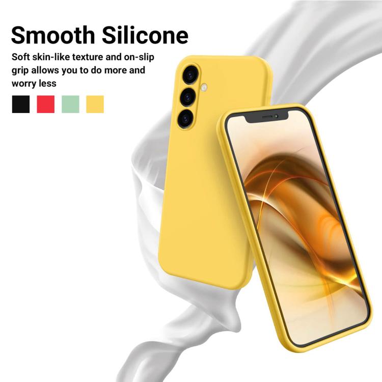For Samsung Galaxy M14 4G Solid Color Liquid Silicone Dropproof Full Coverage Phone Case