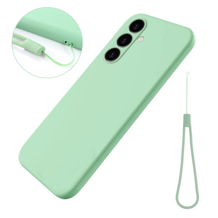 For Samsung Galaxy M14 4G Solid Color Liquid Silicone Dropproof Full Coverage Phone Case