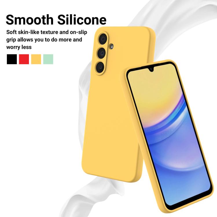 For Samsung Galaxy M16 / F16 Solid Color Liquid Silicone Dropproof Full Coverage Phone Case