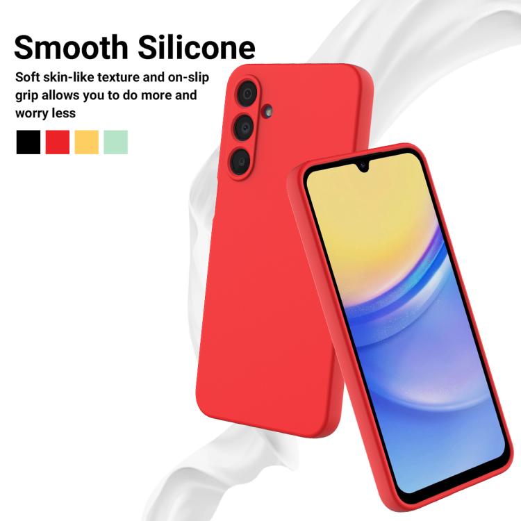 For Samsung Galaxy M16 / F16 Solid Color Liquid Silicone Dropproof Full Coverage Phone Case