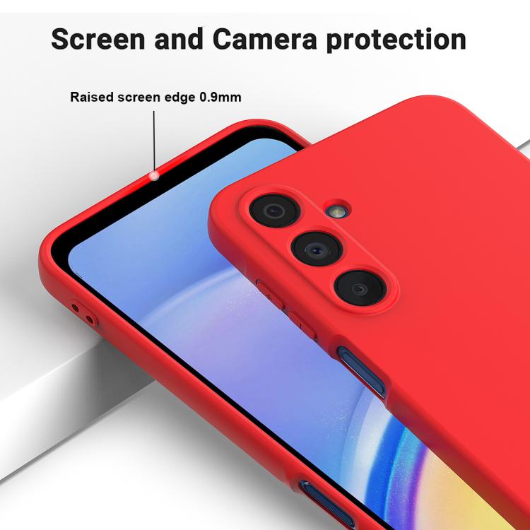 For Samsung Galaxy M16 / F16 Solid Color Liquid Silicone Dropproof Full Coverage Phone Case