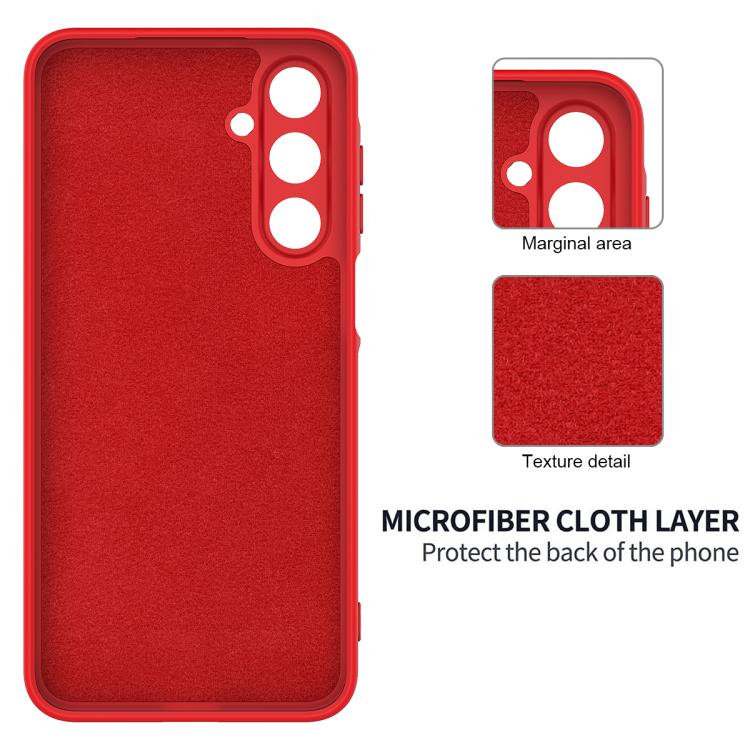 For Samsung Galaxy M16 / F16 Solid Color Liquid Silicone Dropproof Full Coverage Phone Case