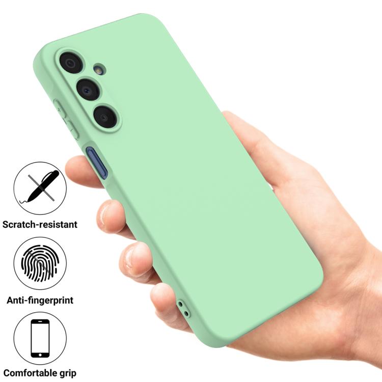For Samsung Galaxy M16 / F16 Solid Color Liquid Silicone Dropproof Full Coverage Phone Case