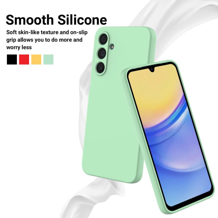 For Samsung Galaxy M16 / F16 Solid Color Liquid Silicone Dropproof Full Coverage Phone Case