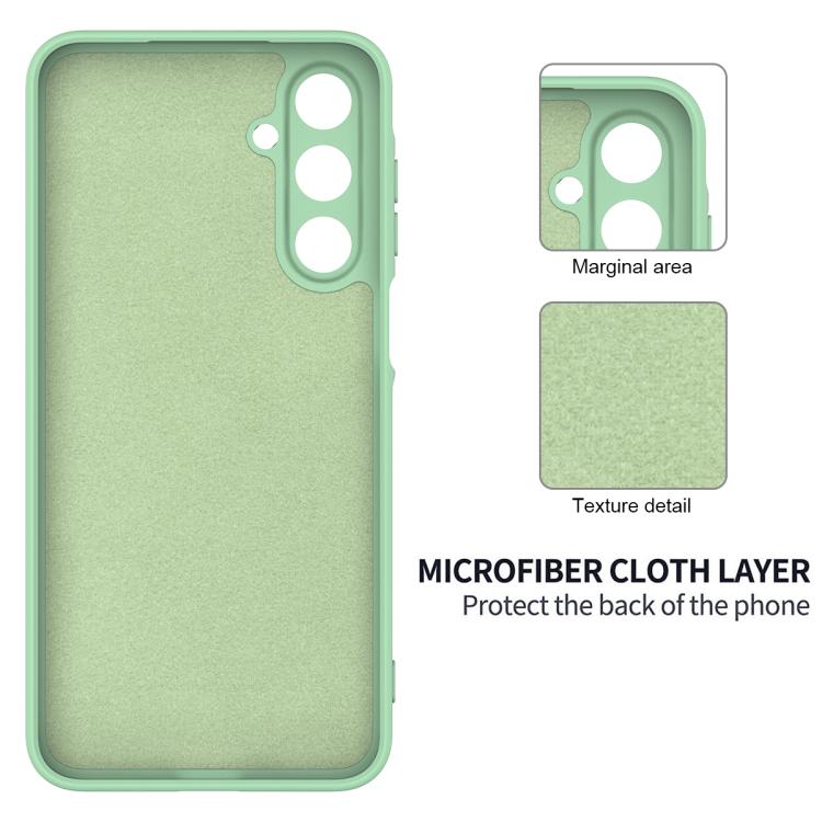 For Samsung Galaxy M16 / F16 Solid Color Liquid Silicone Dropproof Full Coverage Phone Case