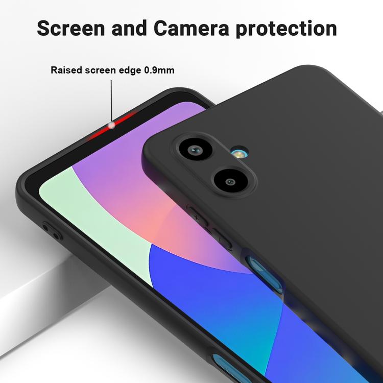 For Samsung Galaxy M06 / F06 5G Solid Color Liquid Silicone Dropproof Full Coverage Phone Case