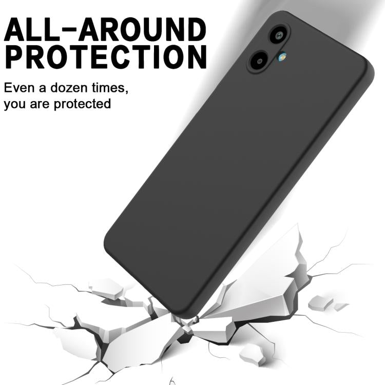 For Samsung Galaxy M06 / F06 5G Solid Color Liquid Silicone Dropproof Full Coverage Phone Case