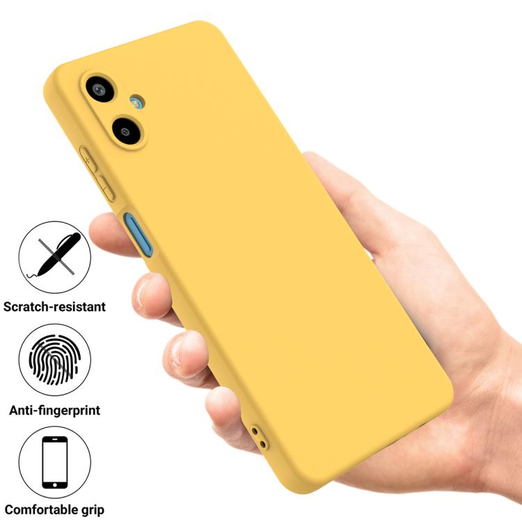 For Samsung Galaxy M06 / F06 5G Solid Color Liquid Silicone Dropproof Full Coverage Phone Case