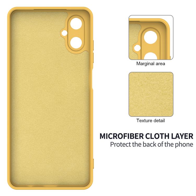 For Samsung Galaxy M06 / F06 5G Solid Color Liquid Silicone Dropproof Full Coverage Phone Case