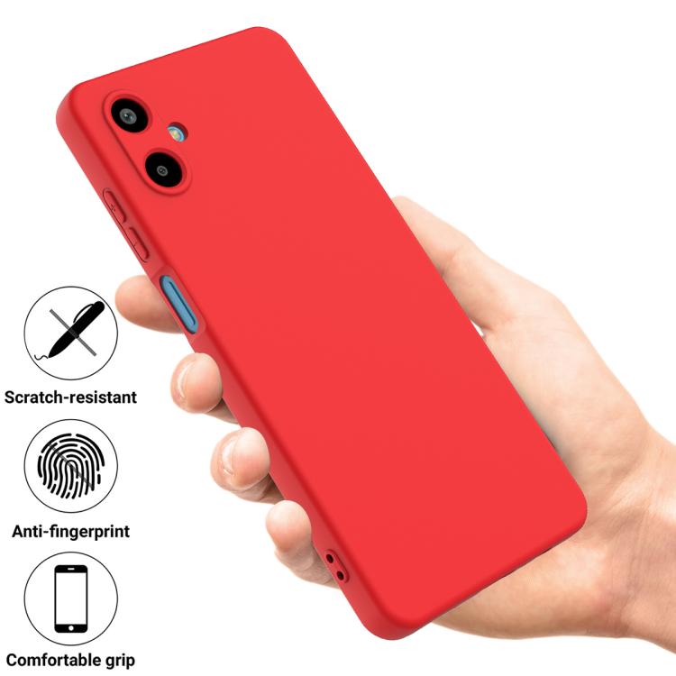 For Samsung Galaxy M06 / F06 5G Solid Color Liquid Silicone Dropproof Full Coverage Phone Case