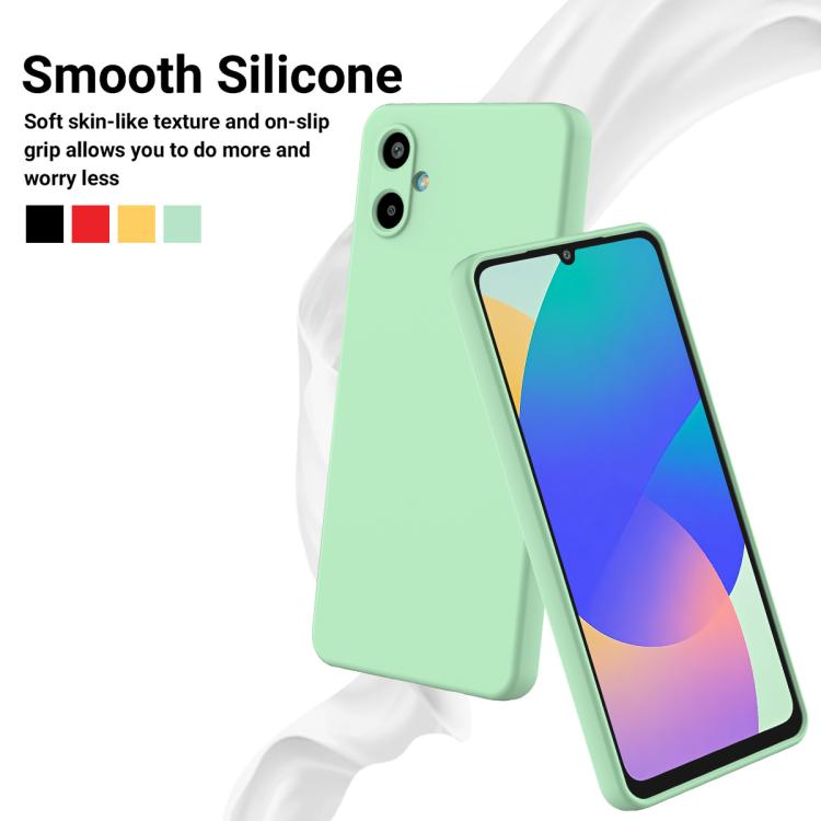 For Samsung Galaxy M06 / F06 5G Solid Color Liquid Silicone Dropproof Full Coverage Phone Case