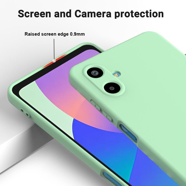 For Samsung Galaxy M06 / F06 5G Solid Color Liquid Silicone Dropproof Full Coverage Phone Case