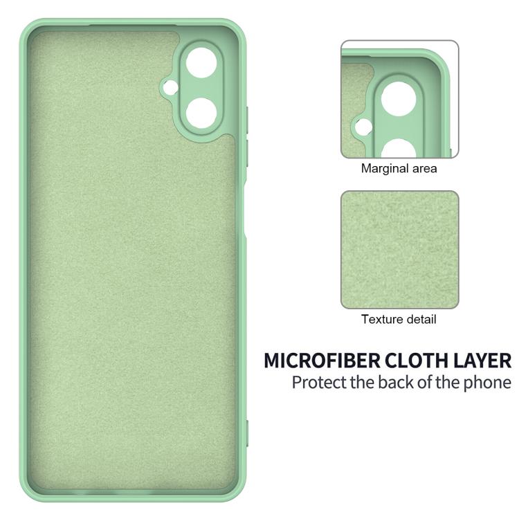 For Samsung Galaxy M06 / F06 5G Solid Color Liquid Silicone Dropproof Full Coverage Phone Case