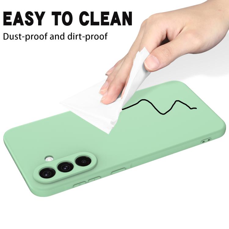 For Samsung Galaxy M36 5G Solid Color Liquid Silicone Dropproof Full Coverage Phone Case