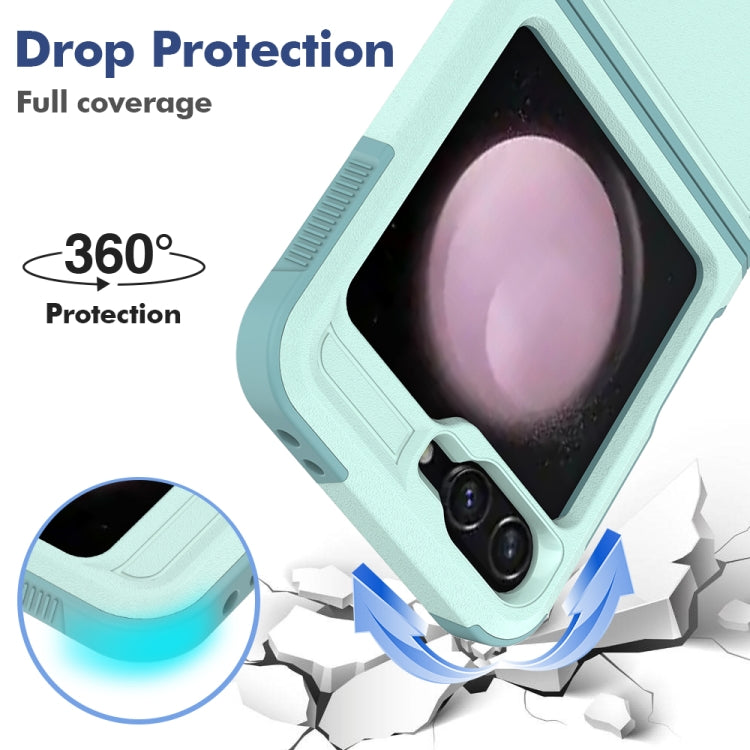 For Samsung Galaxy Z Flip6 / Flip7 FE 2 in 1 PC + TPU Phone Case