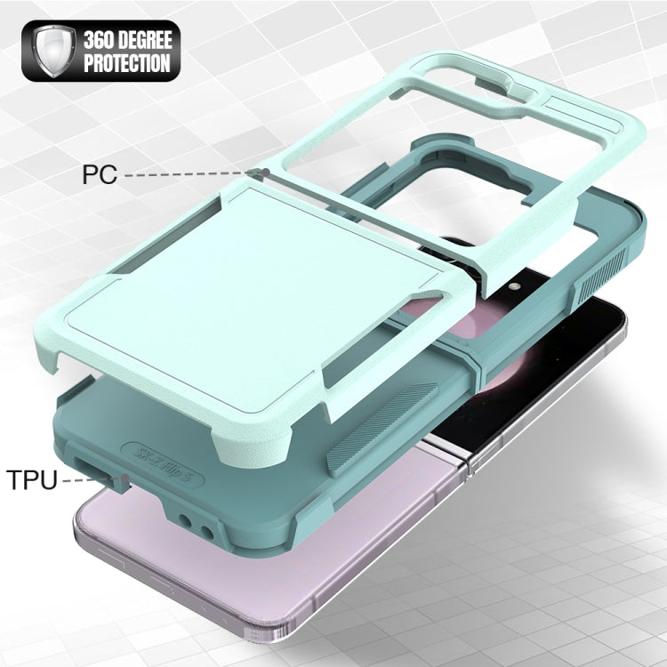 For Samsung Galaxy Z Flip6 / Flip7 FE 2 in 1 PC + TPU Phone Case