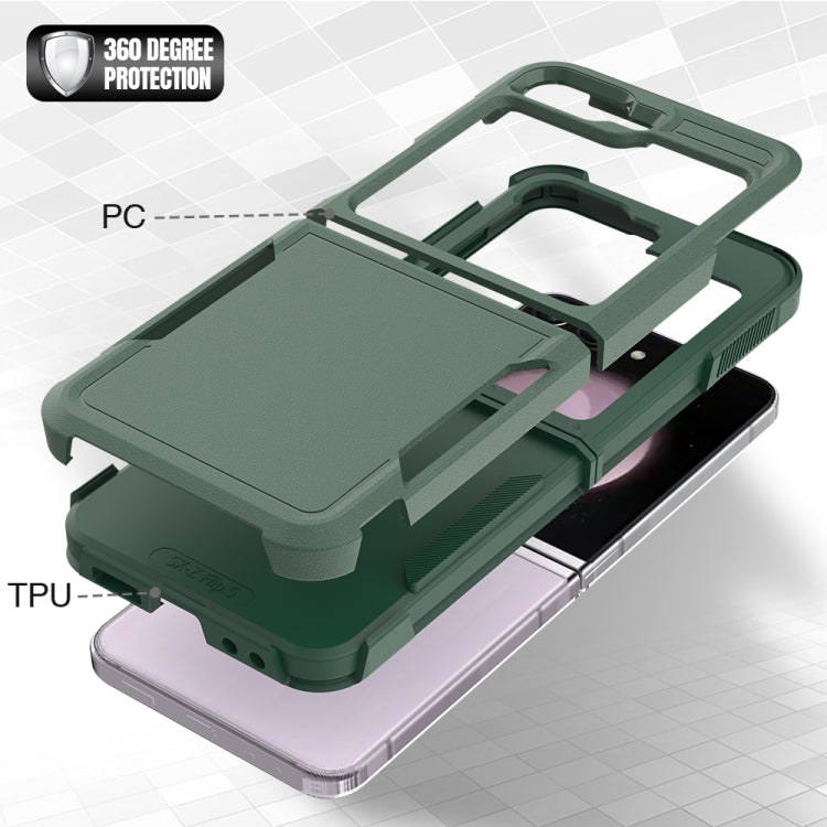 For Samsung Galaxy Z Flip6 / Flip7 FE 2 in 1 PC + TPU Phone Case