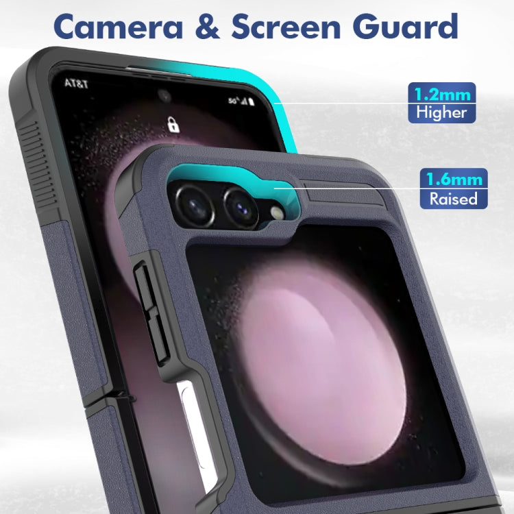 For Samsung Galaxy Z Flip6 / Flip7 FE 2 in 1 PC + TPU Phone Case