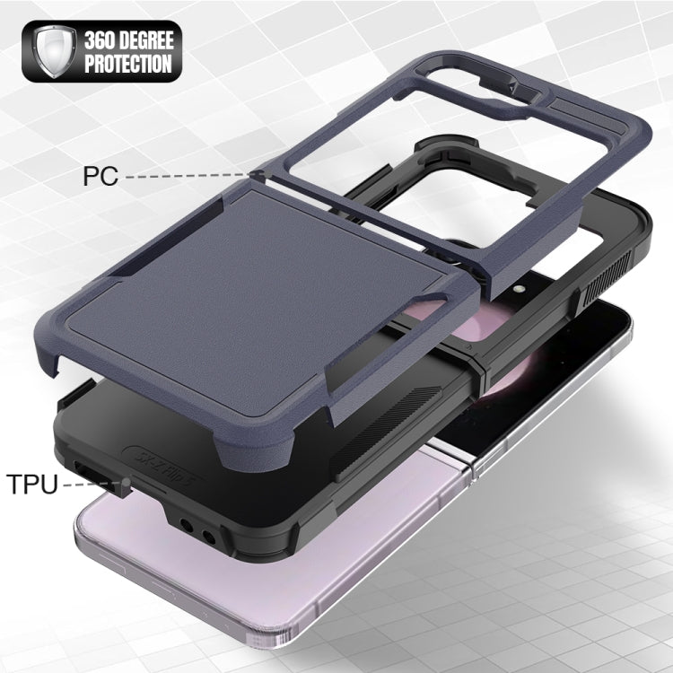 For Samsung Galaxy Z Flip6 / Flip7 FE 2 in 1 PC + TPU Phone Case