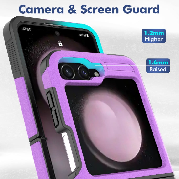 For Samsung Galaxy Z Flip6 / Flip7 FE 2 in 1 PC + TPU Phone Case