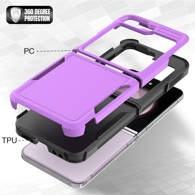 For Samsung Galaxy Z Flip6 / Flip7 FE 2 in 1 PC + TPU Phone Case