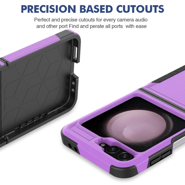 For Samsung Galaxy Z Flip6 / Flip7 FE 2 in 1 PC + TPU Phone Case