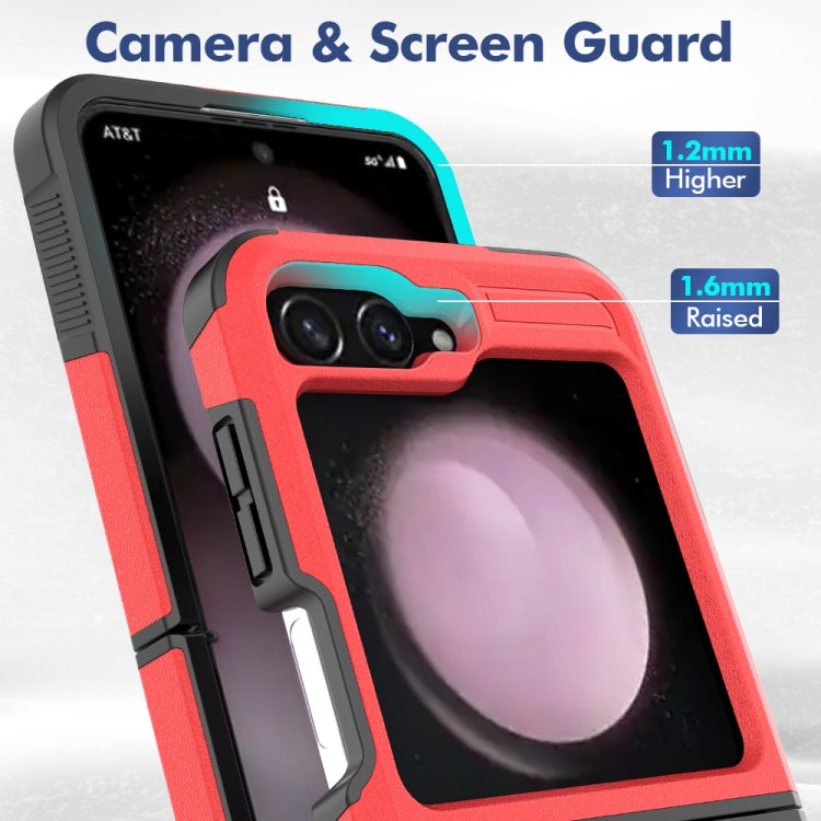 For Samsung Galaxy Z Flip6 / Flip7 FE 2 in 1 PC + TPU Phone Case