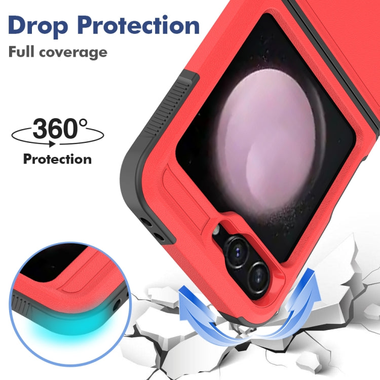 For Samsung Galaxy Z Flip6 / Flip7 FE 2 in 1 PC + TPU Phone Case