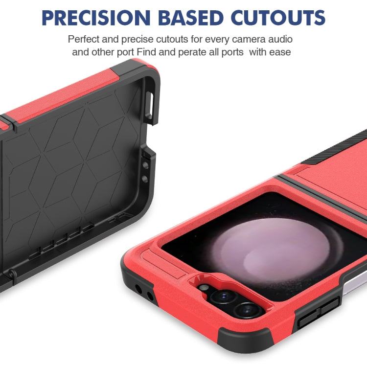 For Samsung Galaxy Z Flip6 / Flip7 FE 2 in 1 PC + TPU Phone Case