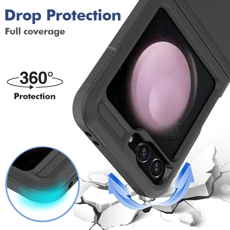 For Samsung Galaxy Z Flip6 / Flip7 FE 2 in 1 PC + TPU Phone Case