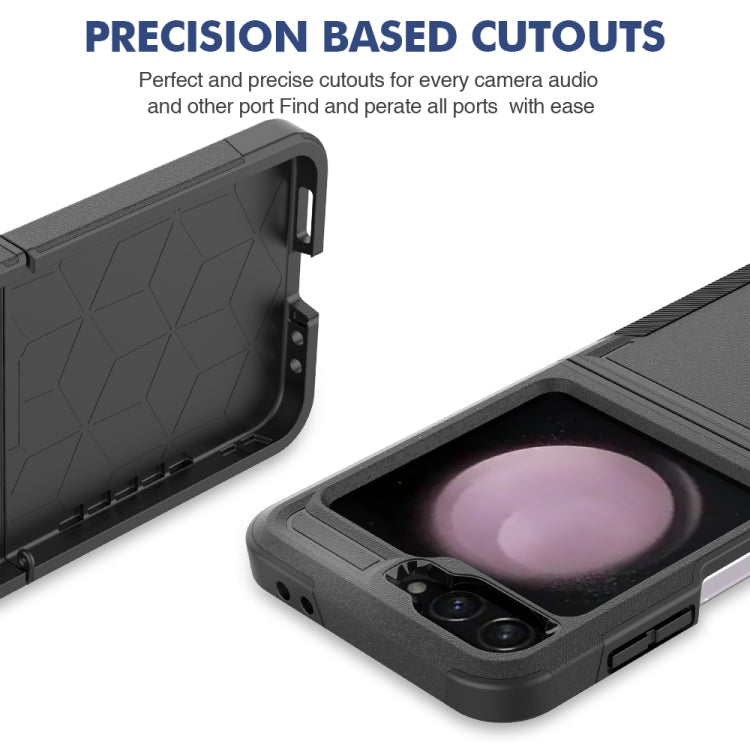 For Samsung Galaxy Z Flip6 / Flip7 FE 2 in 1 PC + TPU Phone Case