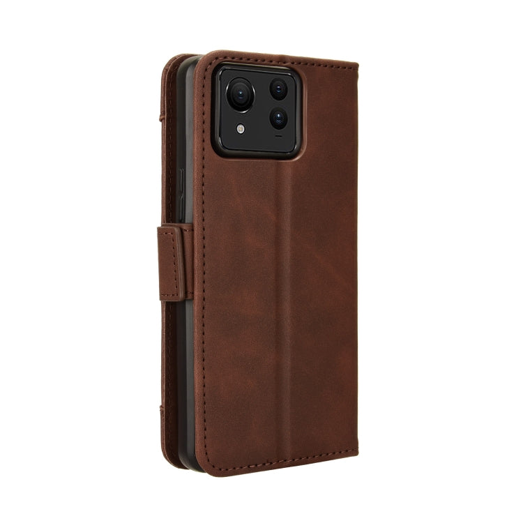 For Asus Zenfone 11 Ultra Skin Feel Calf Texture Card Slots Leather Phone Case
