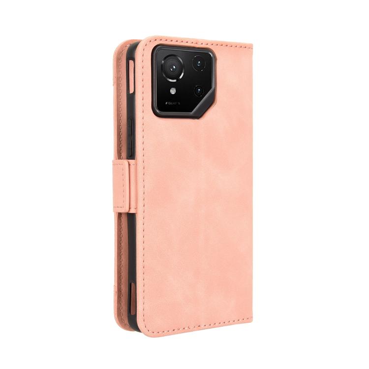 For ASUS ROG Phone 9 / 9 Pro Skin Feel Calf Texture Card Slots Leather Phone Case