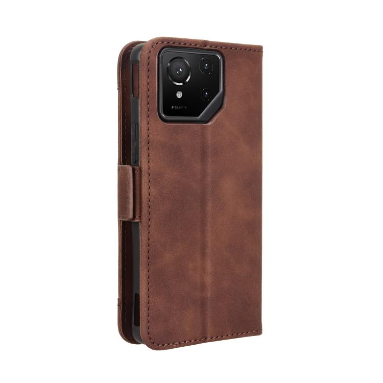 For ASUS ROG Phone 9 / 9 Pro Skin Feel Calf Texture Card Slots Leather Phone Case