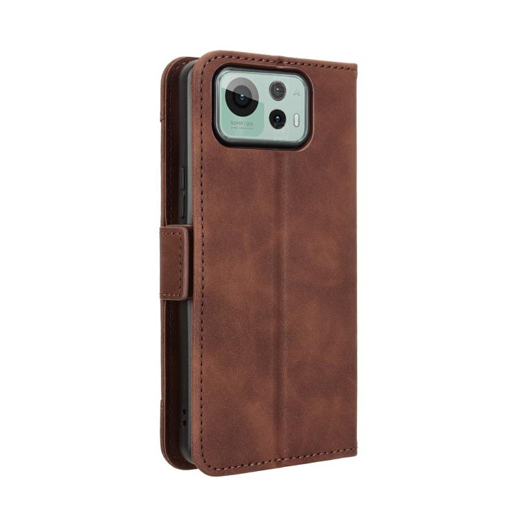 For ASUS Zenfone 12 Ultra Skin Feel Calf Texture Card Slots Leather Phone Case