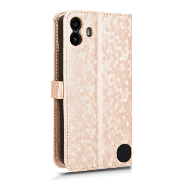 For Nothing CMF Phone 1 Honeycomb Dot Texture Leather Phone Case