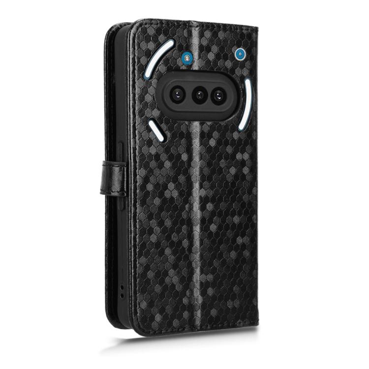 For Nothing Phone 3a Honeycomb Dot Texture Leather Phone Case