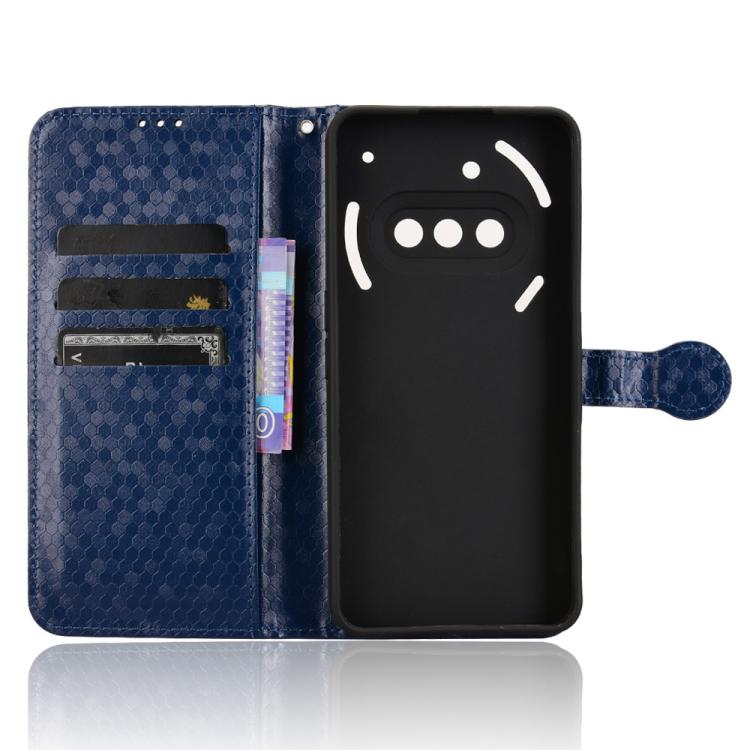 For Nothing Phone 3a Honeycomb Dot Texture Leather Phone Case