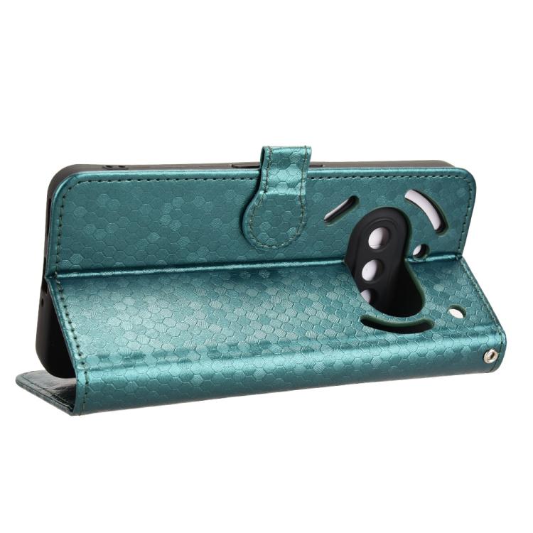 For Nothing Phone 3a Honeycomb Dot Texture Leather Phone Case