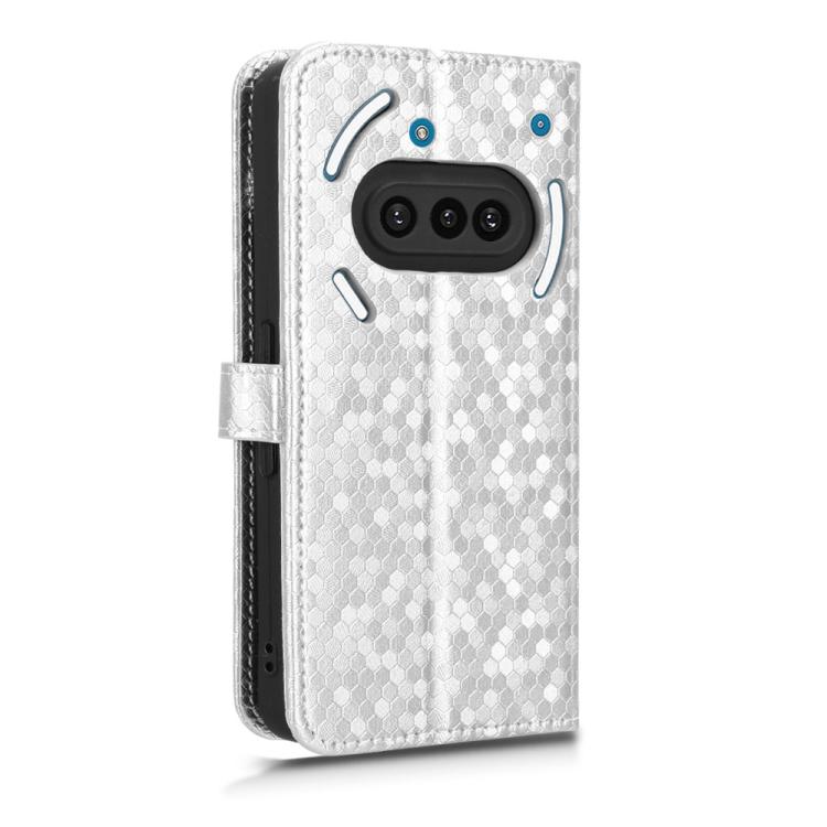 For Nothing Phone 3a Honeycomb Dot Texture Leather Phone Case