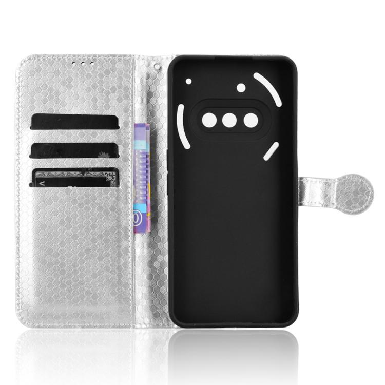 For Nothing Phone 3a Honeycomb Dot Texture Leather Phone Case