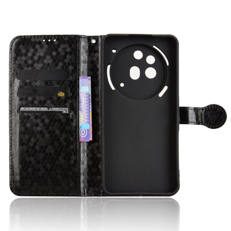 For Nothing Phone 3a Pro Honeycomb Dot Texture Leather Phone Case