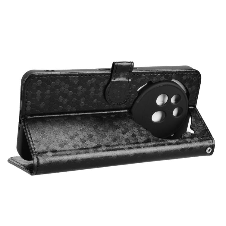 For Nothing Phone 3a Pro Honeycomb Dot Texture Leather Phone Case