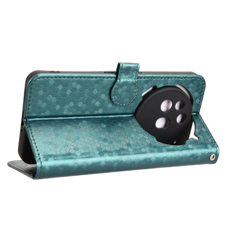 For Nothing Phone 3a Pro Honeycomb Dot Texture Leather Phone Case