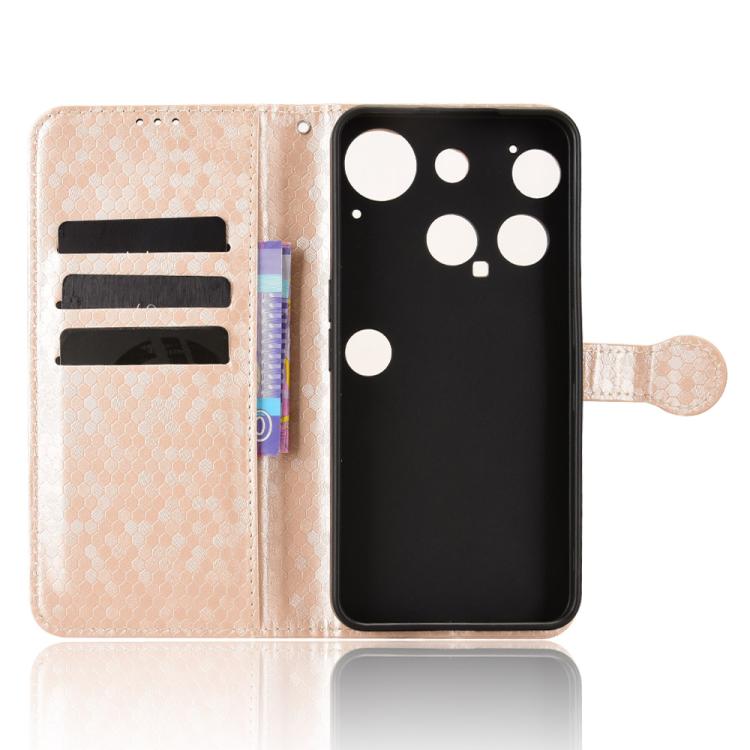 For Nothing Phone 3 Honeycomb Dot Texture Leather Phone Case