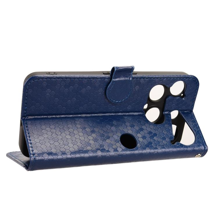 For Nothing Phone 3 Honeycomb Dot Texture Leather Phone Case